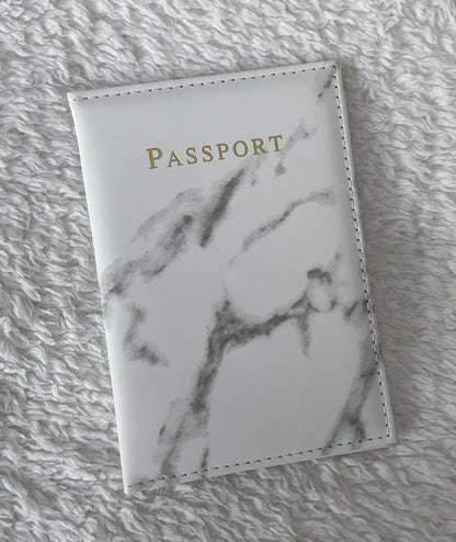 Protège passeport marbre