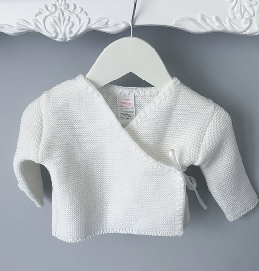 Brassière en laine à personnaliser avec le prénom de bébé brodé