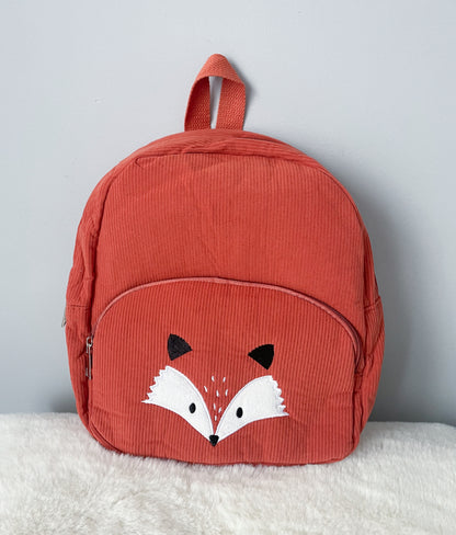 Sac à dos renard à personnaliser avec le prénom