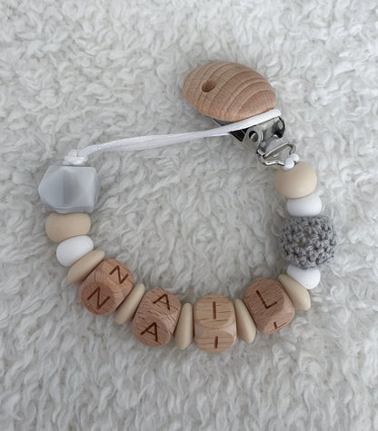 Attache tétine "Nail"
